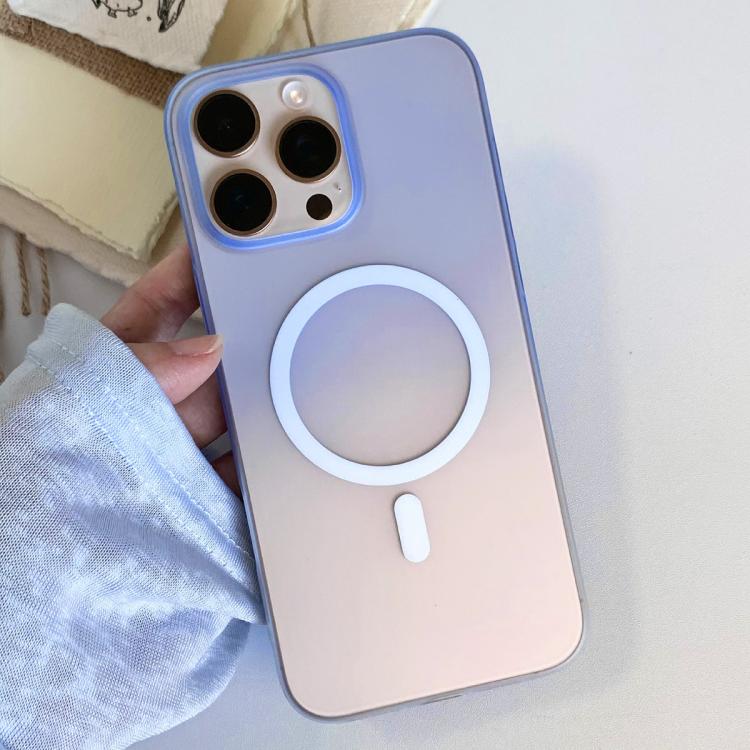 For iPhone 16 Pro Max Frosted Gradient TPU Magnetic Phone Case(Blue)
For iPhone 16 Pro Max Frosted Gradient TPU Magnetic Phone Case(Blue)