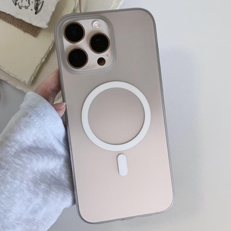 For iPhone 16 Pro Frosted Gradient TPU Magnetic Phone Case(Gray)
For iPhone 16 Pro Frosted Gradient TPU Magnetic Phone Case(Gray)
