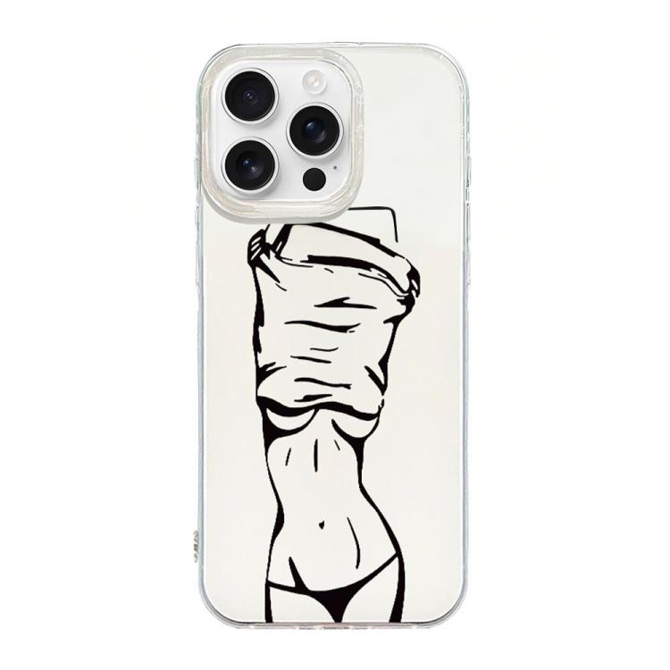 For iPhone 15 Pro Max Transparent Frame IMD Cream Phone Case(Line Girl)
For iPhone 15 Pro Max Transparent Frame IMD Cream Phone Case(Line Girl)