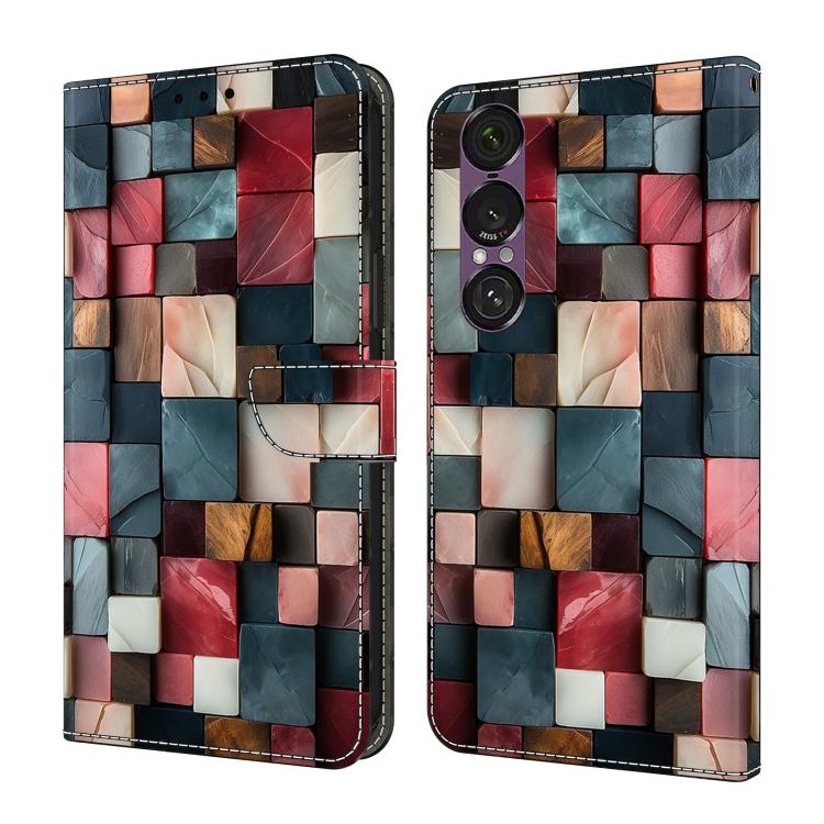 For Sony Xperia 1 VII Crystal-Like Painted Vegan Leather Phone Case(Colorful Bricks)
For Sony Xperia 1 VII Crystal-Like Painted Vegan Leather Phone Case(Colorful Bricks)