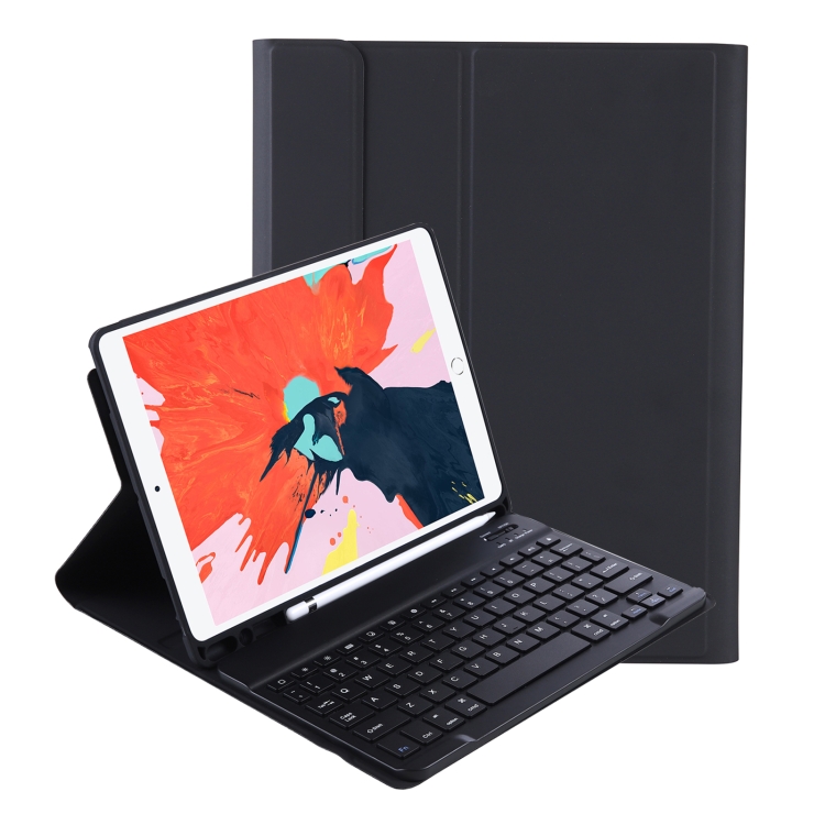 T098B Integrated Ultra-thin Candy Colors Bluetooth Keyboard Tablet Case for iPad Air 4 10.9 inch (2020), with Stand & Pen Slot(Black)
T098B Integrated Ultra-thin Candy Colors Bluetooth Keyboard Tablet Case for iPad Air 4 10.9 inch (2020), with Stand & Pen Slot(Black)