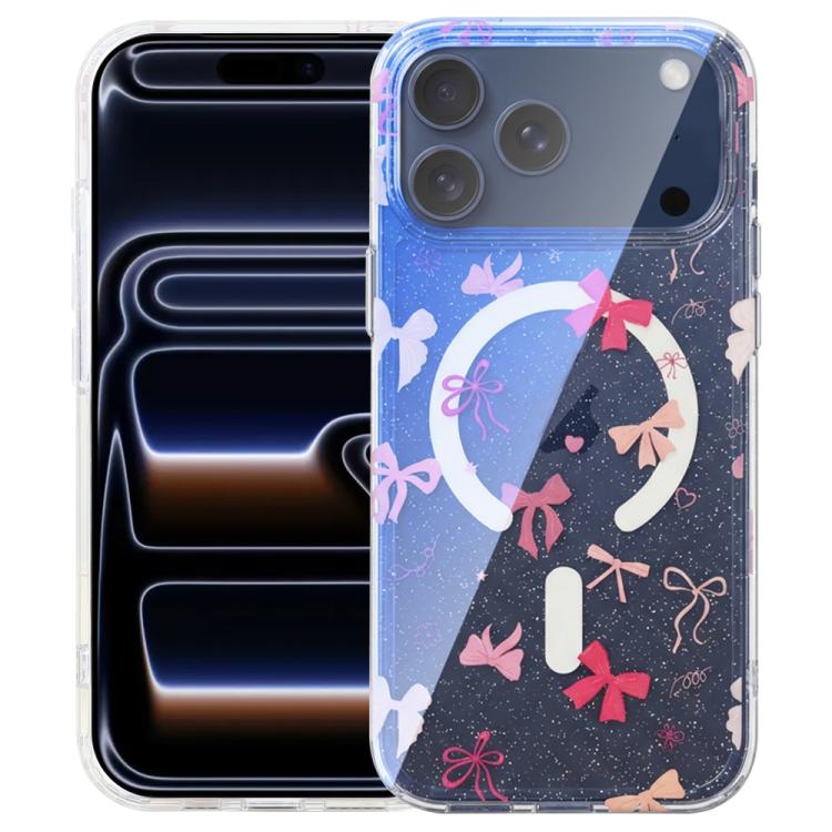 For iPhone 17 Pro Max IMD Blue Light Jungle Series Magnetic Phone Case(Pink Knot)
For iPhone 17 Pro Max IMD Blue Light Jungle Series Magnetic Phone Case(Pink Knot)