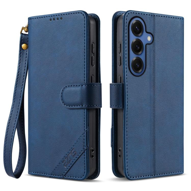 For Samsung Galaxy S26 5G AZNS A2 Series Tri-Card Wallet RFID Vegan Leather Phone Case with Strap(Blue)
For Samsung Galaxy S26 5G AZNS A2 Series Tri-Card Wallet RFID Vegan Leather Phone Case with Strap(Blue)