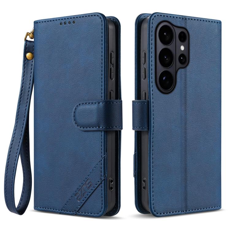 For Samsung Galaxy S26 Ultra 5G AZNS A2 Series Tri-Card Wallet RFID Vegan Leather Phone Case with Strap(Blue)
For Samsung Galaxy S26 Ultra 5G AZNS A2 Series Tri-Card Wallet RFID Vegan Leather Phone Case with Strap(Blue)