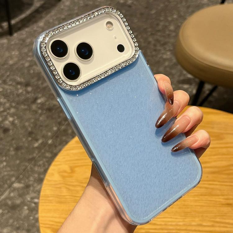 For iPhone 17 Pro Solid Color Glitter & Rhinestone Design Phone Case(Blue)
For iPhone 17 Pro Solid Color Glitter & Rhinestone Design Phone Case(Blue)