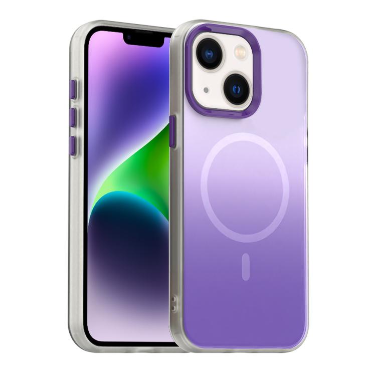 For iPhone 14 Plus Candy Gradient Series 3 in 1 Hybrid Magnetic Phone Case(Purple)
For iPhone 14 Plus Candy Gradient Series 3 in 1 Hybrid Magnetic Phone Case(Purple)