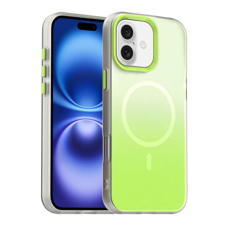 For iPhone 16 Candy Gradient Series 3 in 1 Hybrid Magnetic Phone Case(Green)
For iPhone 16 Candy Gradient Series 3 in 1 Hybrid Magnetic Phone Case(Green)