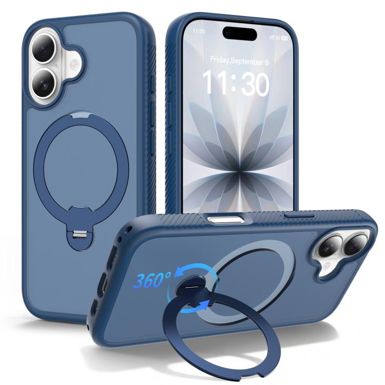 For iPhone 17 Magnetic 360 Rotating Stand Airbag Shockproof Phone Case(Blue)
For iPhone 17 Magnetic 360 Rotating Stand Airbag Shockproof Phone Case(Blue)