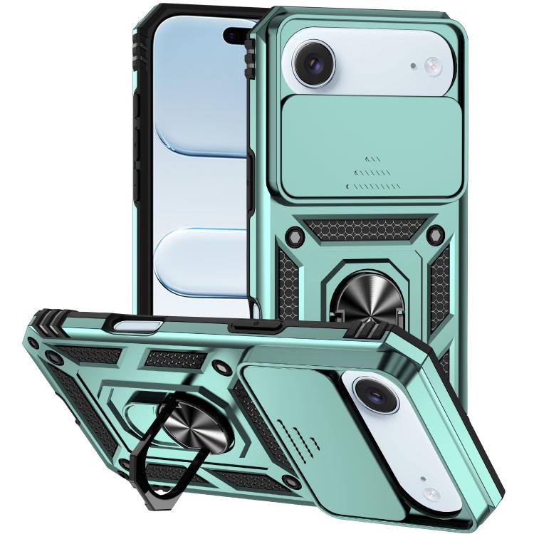 For iPhone Air XDcase Sliding Camshield Ring Holder Magnetic Phone Case(Green)
For iPhone Air XDcase Sliding Camshield Ring Holder Magnetic Phone Case(Green)