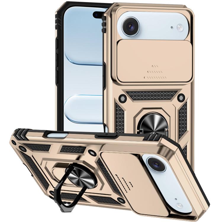 For iPhone Air XDcase Sliding Camshield Ring Holder Magnetic Phone Case(Gold)
For iPhone Air XDcase Sliding Camshield Ring Holder Magnetic Phone Case(Gold)