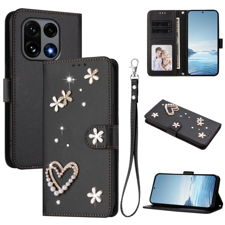 For OnePlus 15 ZS01 Double-Layer Heart Floral Vegan Leather Phone Case with Wrist Strap(Black)
For OnePlus 15 ZS01 Double-Layer Heart Floral Vegan Leather Phone Case with Wrist Strap(Black)