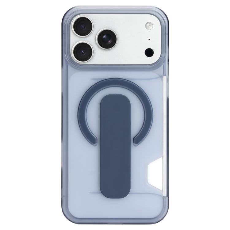 For iPhone 17 Pro Translucent Holder Card Slot Magnetic Phone Case(Blue)
For iPhone 17 Pro Translucent Holder Card Slot Magnetic Phone Case(Blue)
