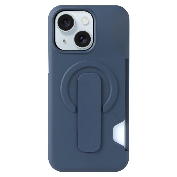 For iPhone 15 Skin Feel Holder Card Slot Magnetic Phone Case(Blue)
For iPhone 15 Skin Feel Holder Card Slot Magnetic Phone Case(Blue)