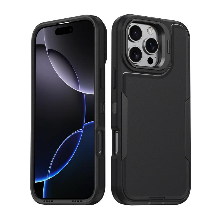 For iPhone 16 Pro Traveler Lens Frame Holder Phone Case(Black)
For iPhone 16 Pro Traveler Lens Frame Holder Phone Case(Black)