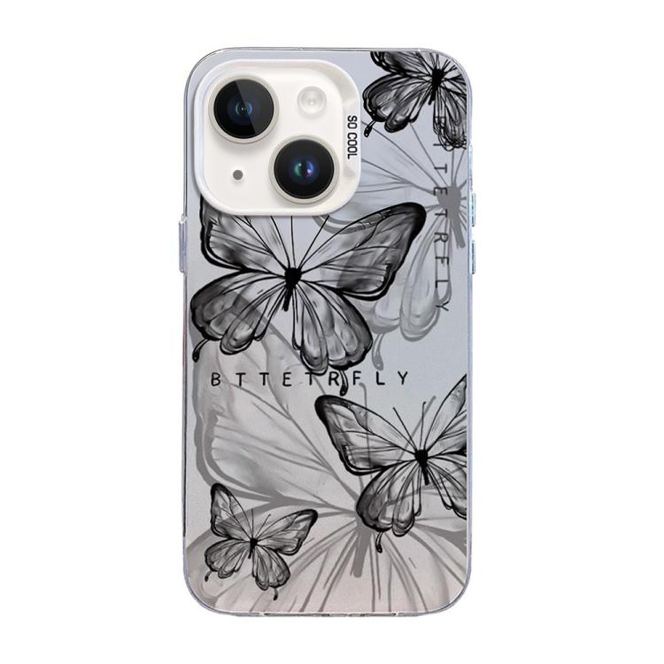 For iPhone 13 Butterfly Pattern Silver Plating PC Hybrid TPU Phone Case(Ink Shadow)
For iPhone 13 Butterfly Pattern Silver Plating PC Hybrid TPU Phone Case(Ink Shadow)