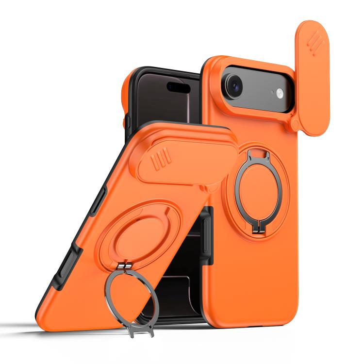 For iPhone Air Camera Sliding Shield Magnetic Rotation Holder Phone Case(Orange)
For iPhone Air Camera Sliding Shield Magnetic Rotation Holder Phone Case(Orange)