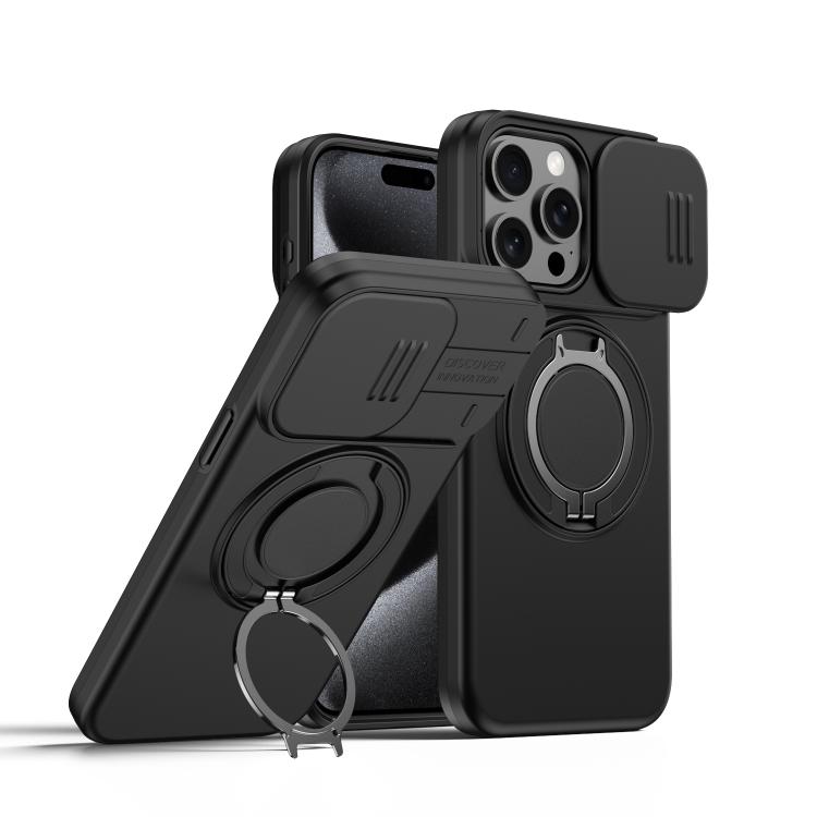 For iPhone 13 Pro Max / 12 Pro Max Camera Sliding Shield Magnetic Rotation Holder Phone Case(Black)
For iPhone 13 Pro Max / 12 Pro Max Camera Sliding Shield Magnetic Rotation Holder Phone Case(Black)