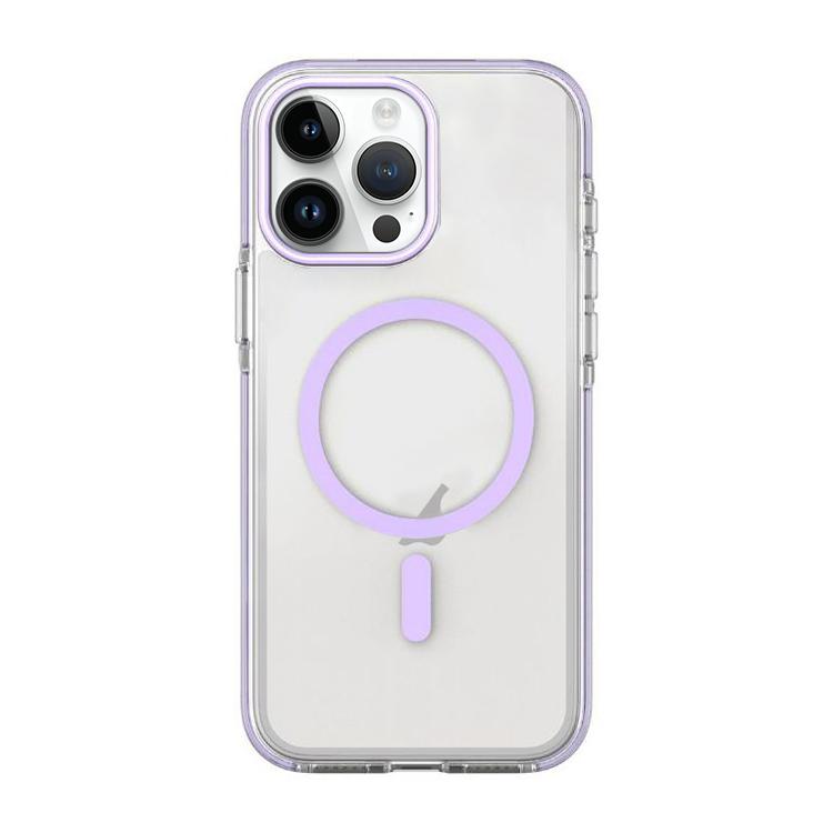For iPhone 13 Pro Max Dual-Color PC Hybrid TPU Magnetic Phone Case(Purple)
For iPhone 13 Pro Max Dual-Color PC Hybrid TPU Magnetic Phone Case(Purple)