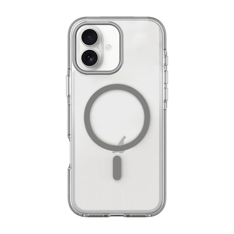 For iPhone 16 Plus Dual-Color PC Hybrid TPU Magnetic Phone Case(Grey)
For iPhone 16 Plus Dual-Color PC Hybrid TPU Magnetic Phone Case(Grey)