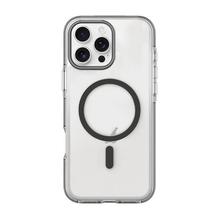 For iPhone 16 Pro Dual-Color PC Hybrid TPU Magnetic Phone Case(Black)
For iPhone 16 Pro Dual-Color PC Hybrid TPU Magnetic Phone Case(Black)