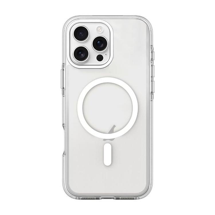 For iPhone 16 Pro Max Dual-Color PC Hybrid TPU Magnetic Phone Case(White)
For iPhone 16 Pro Max Dual-Color PC Hybrid TPU Magnetic Phone Case(White)