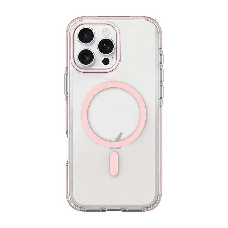 For iPhone 16 Pro Max Dual-Color PC Hybrid TPU Magnetic Phone Case(Pink)
For iPhone 16 Pro Max Dual-Color PC Hybrid TPU Magnetic Phone Case(Pink)