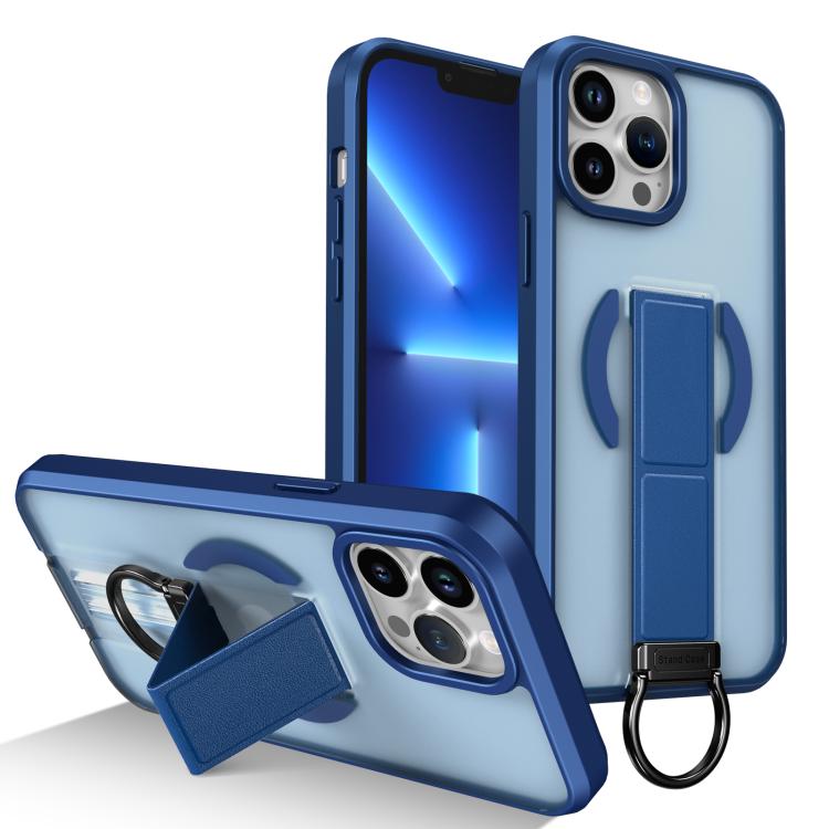 For iPhone 13 Pro Max Skin-Friendly D-Ring Holder Magnetic Shockproof Phone Case(Blue)
For iPhone 13 Pro Max Skin-Friendly D-Ring Holder Magnetic Shockproof Phone Case(Blue)