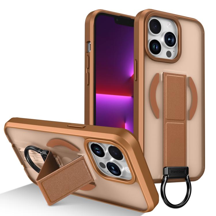 For iPhone 13 Pro Skin-Friendly D-Ring Holder Magnetic Shockproof Phone Case(Khaki)
For iPhone 13 Pro Skin-Friendly D-Ring Holder Magnetic Shockproof Phone Case(Khaki)