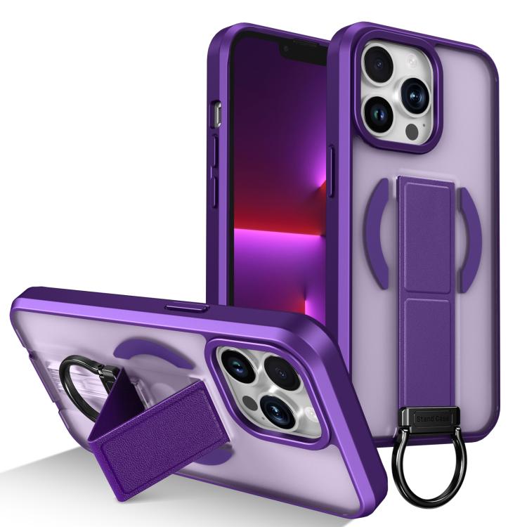 For iPhone 13 Pro Skin-Friendly D-Ring Holder Magnetic Shockproof Phone Case(Purple)
For iPhone 13 Pro Skin-Friendly D-Ring Holder Magnetic Shockproof Phone Case(Purple)