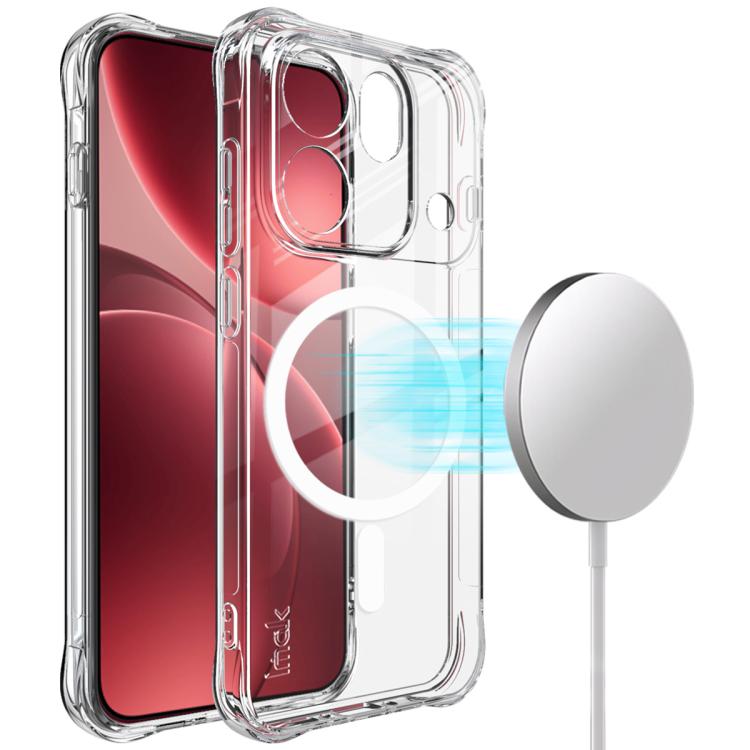 For OPPO Find X9s Pro 5G imak Magnetic Shockproof Airbag TPU Phone Case(Transparent)
For OPPO Find X9s Pro 5G imak Magnetic Shockproof Airbag TPU Phone Case(Transparent)
