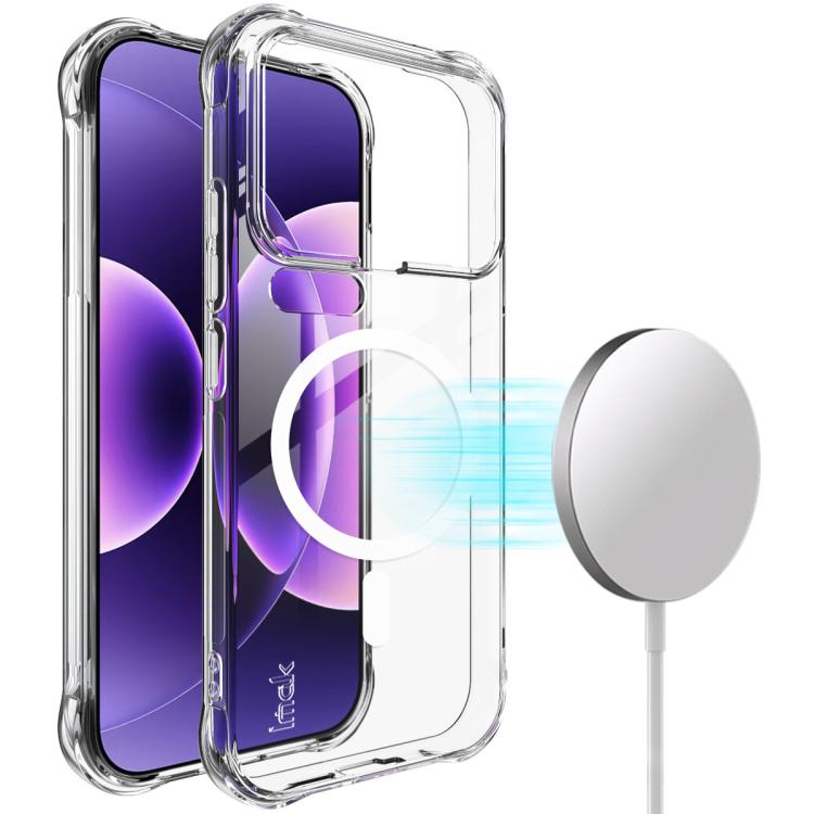 For Xiaomi 17 Pro imak Magnetic Shockproof Airbag TPU Phone Case(Transparent)
For Xiaomi 17 Pro imak Magnetic Shockproof Airbag TPU Phone Case(Transparent)