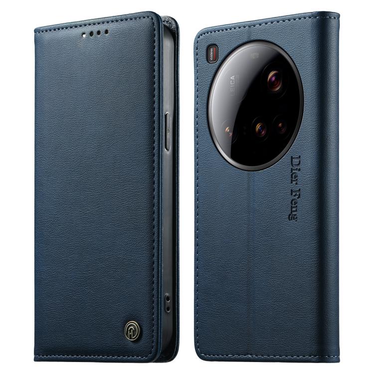 For Xiaomi 15 Ultra Dierfeng Metal Snap Magnetic RFID Vegan Leather Phone Case(Blue)
For Xiaomi 15 Ultra Dierfeng Metal Snap Magnetic RFID Vegan Leather Phone Case(Blue)