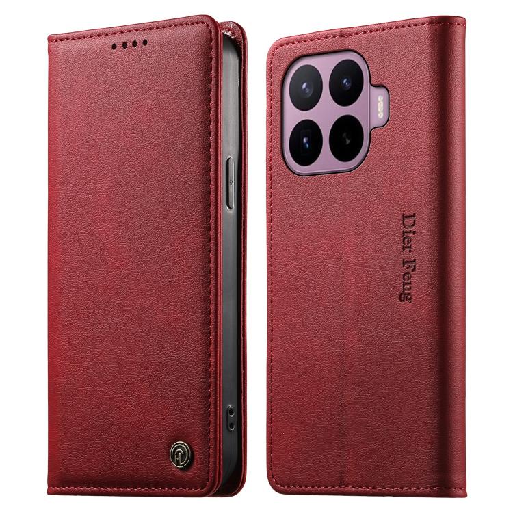 For Xiaomi 17T 5G Dierfeng Metal Snap Magnetic RFID Vegan Leather Phone Case(Red)
For Xiaomi 17T 5G Dierfeng Metal Snap Magnetic RFID Vegan Leather Phone Case(Red)