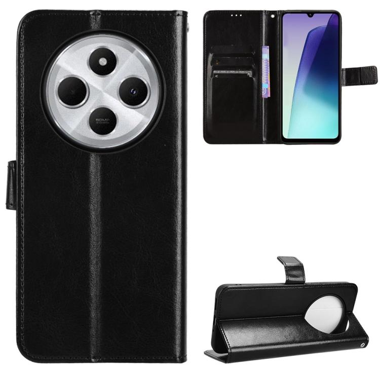 For Redmi 17C 4G / 14C 4G / 14R / A4 Retro Crazy Horse Texture Vegan Leather Phone Case(Black)
For Redmi 17C 4G / 14C 4G / 14R / A4 Retro Crazy Horse Texture Vegan Leather Phone Case(Black)