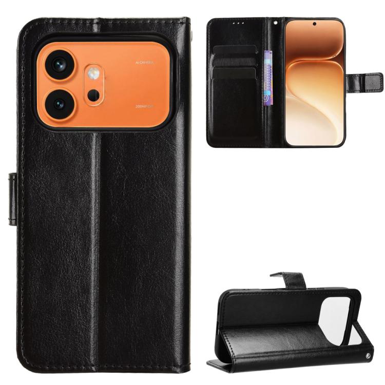 For Honor 600 / 600 Pro Global Retro Crazy Horse Texture Vegan Leather Phone Case(Black)
For Honor 600 / 600 Pro Global Retro Crazy Horse Texture Vegan Leather Phone Case(Black)