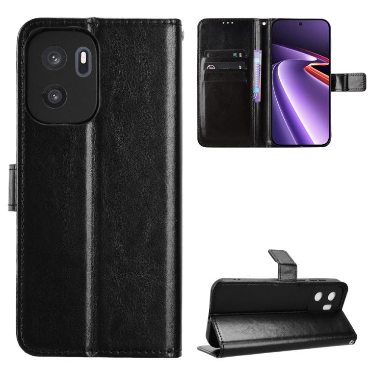 For OnePlus Ace 6 Ultra Retro Crazy Horse Texture Vegan Leather Phone Case(Black)
For OnePlus Ace 6 Ultra Retro Crazy Horse Texture Vegan Leather Phone Case(Black)