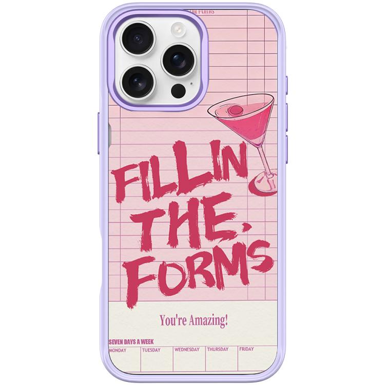 For iPhone 16 Pro Cocktail and Text Pattern Magnetic Phone Case(Light Purple)
For iPhone 16 Pro Cocktail and Text Pattern Magnetic Phone Case(Light Purple)