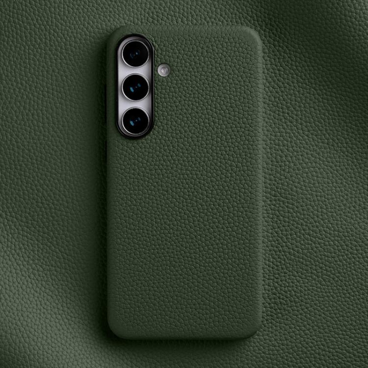 For Samsung Galaxy S25 5G melkco Litchi Texture Magnetic Full Coverage Genuine Leather Phone Case(Green)
For Samsung Galaxy S25 5G melkco Litchi Texture Magnetic Full Coverage Genuine Leather Phone Case(Green)