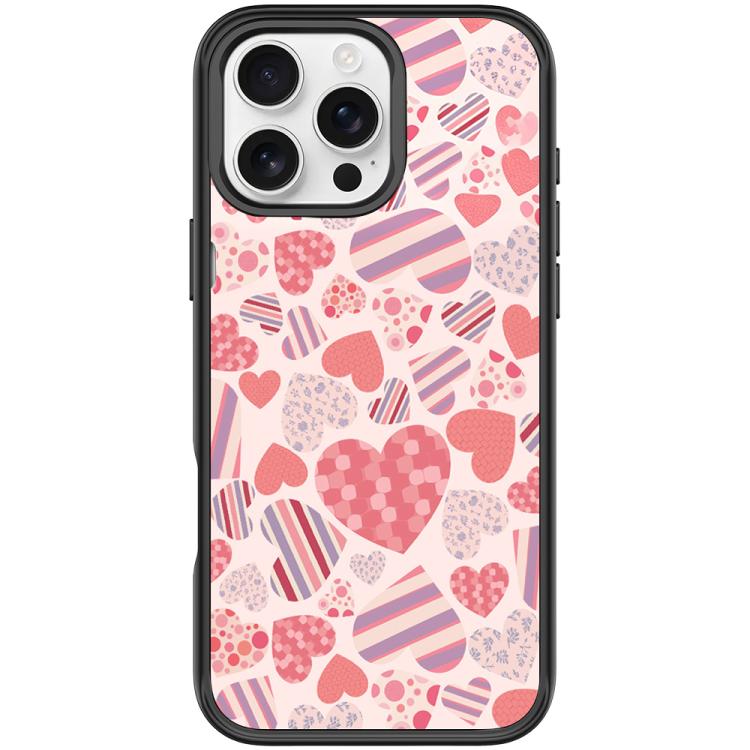 For iPhone 16 Pro Max Heart Collection Pattern Magnetic Phone Case(Black)
For iPhone 16 Pro Max Heart Collection Pattern Magnetic Phone Case(Black)