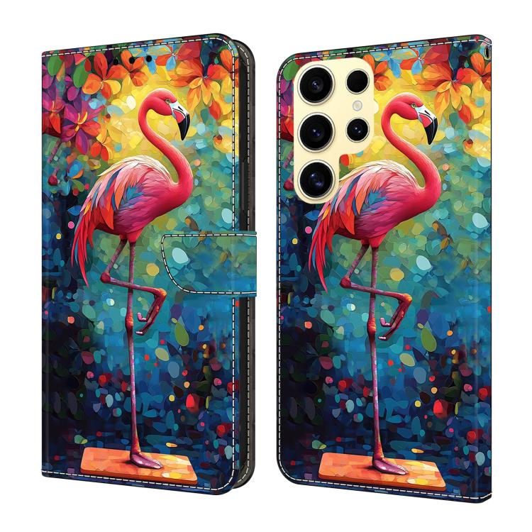 For Samsung Galaxy S24 Ultra 5G Crystal-Like Painted Vegan Leather Phone Case(Flamingo)
For Samsung Galaxy S24 Ultra 5G Crystal-Like Painted Vegan Leather Phone Case(Flamingo)