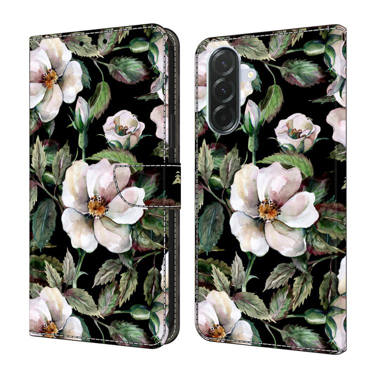 For Samsung Galaxy A57 5G Crystal-Like Painted Vegan Leather Phone Case(Big Flower)
For Samsung Galaxy A57 5G Crystal-Like Painted Vegan Leather Phone Case(Big Flower)
