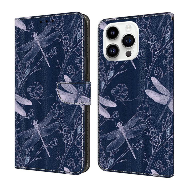 For iPhone 16 Pro Crystal-Like Painted Vegan Leather Phone Case(Dragonflies)
For iPhone 16 Pro Crystal-Like Painted Vegan Leather Phone Case(Dragonflies)