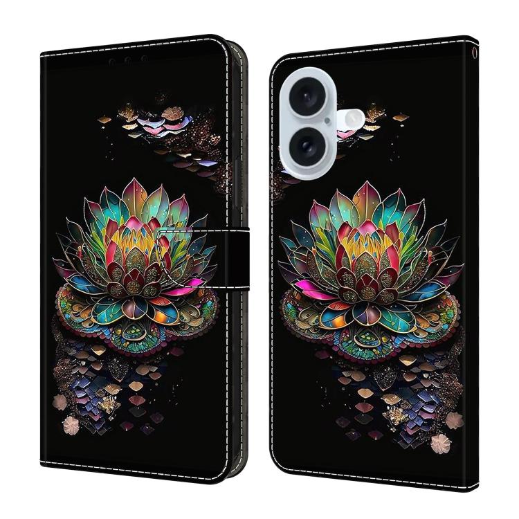 For iPhone 17 Crystal-Like Painted Vegan Leather Phone Case(Lotus)
For iPhone 17 Crystal-Like Painted Vegan Leather Phone Case(Lotus)