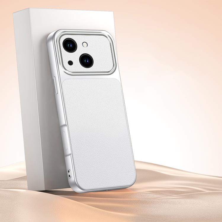 For iPhone 14 Lambskin Series Skin Feel Shockproof Phone Case(Silver)
For iPhone 14 Lambskin Series Skin Feel Shockproof Phone Case(Silver)
