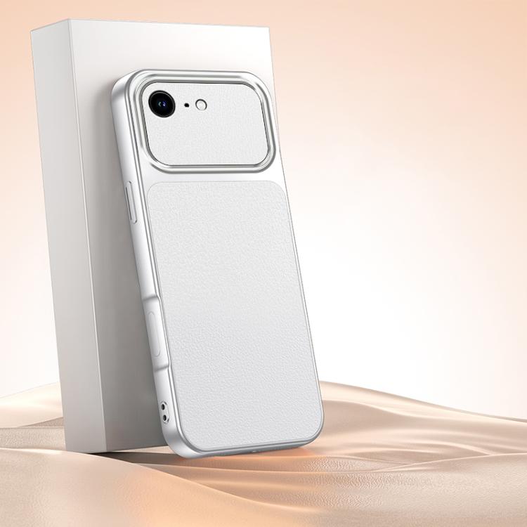 For iPhone 17 Lambskin Series Skin Feel Shockproof Phone Case(Silver)
For iPhone 17 Lambskin Series Skin Feel Shockproof Phone Case(Silver)