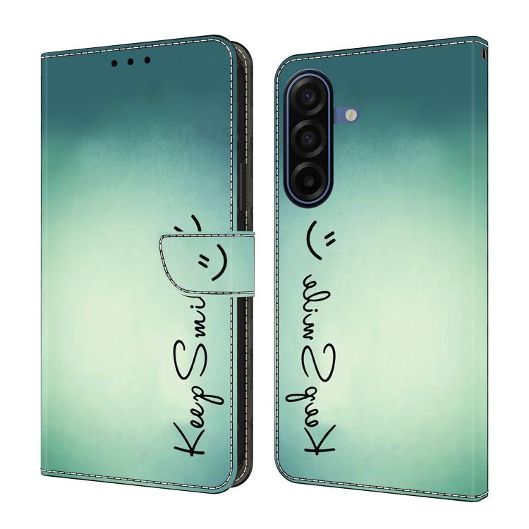 For Samsung Galaxy A17 / A26 5G Crystal-Like Painted Vegan Leather Phone Case(Smile)
For Samsung Galaxy A17 / A26 5G Crystal-Like Painted Vegan Leather Phone Case(Smile)