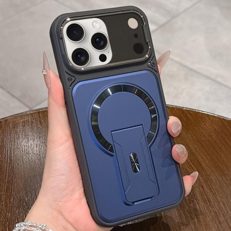 For iPhone 13 Pro Max Shockproof Lens Cover Magnetic Phone Case with Hidden Holder(Blue)
For iPhone 13 Pro Max Shockproof Lens Cover Magnetic Phone Case with Hidden Holder(Blue)
