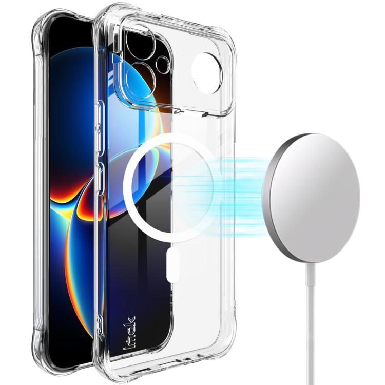 For Redmi K90 Max imak Magnetic Shockproof Airbag TPU Phone Case(Transparent)
For Redmi K90 Max imak Magnetic Shockproof Airbag TPU Phone Case(Transparent)