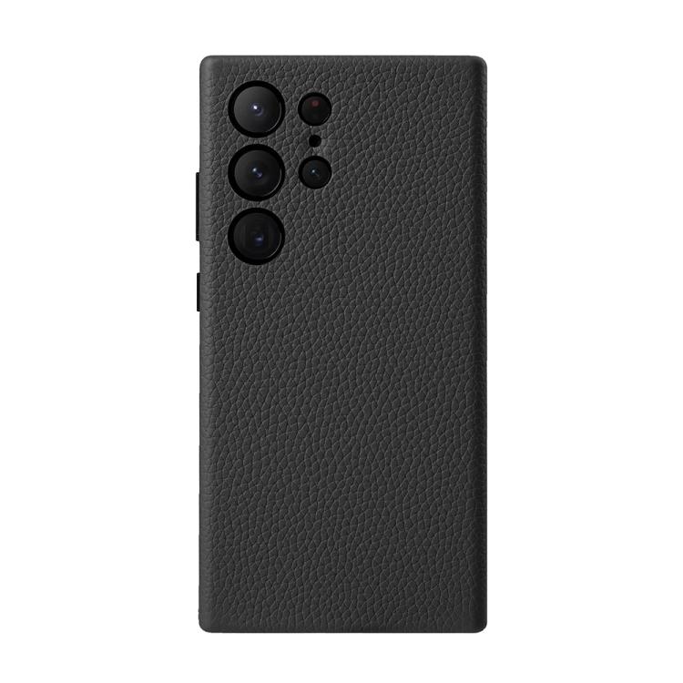 For Samsung Galaxy S24 Ultra 5G melkco Litchi Texture Genuine Leather Phone Case with Metal Lens Frame(Black)
For Samsung Galaxy S24 Ultra 5G melkco Litchi Texture Genuine Leather Phone Case with Metal Lens Frame(Black)