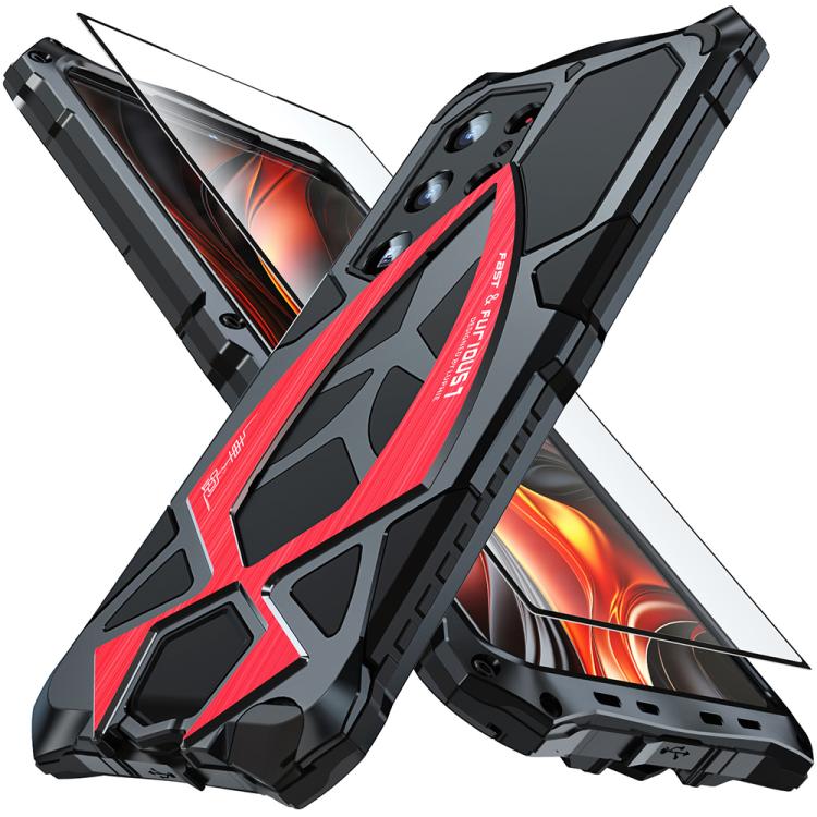 For Samsung Galaxy S26 Ultra 5G Sports Car Metal Silicone Shockproof Phone Case with Film(Black Red)
For Samsung Galaxy S26 Ultra 5G Sports Car Metal Silicone Shockproof Phone Case with Film(Black Red)